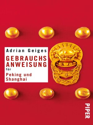 cover image of Gebrauchsanweisung für Peking und Shanghai